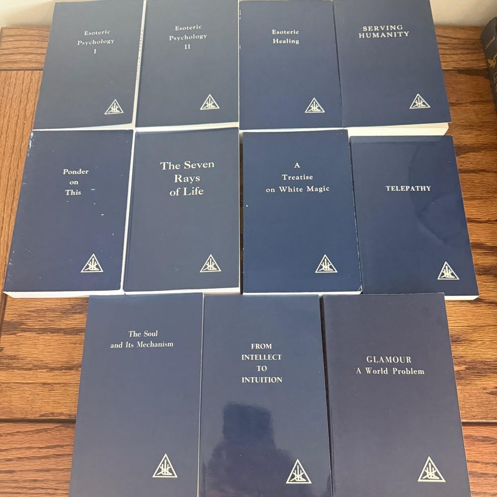 Alice A Bailey 11 Book Lot Lucis Esoteric Occult Theosophy Seven Rays Magic